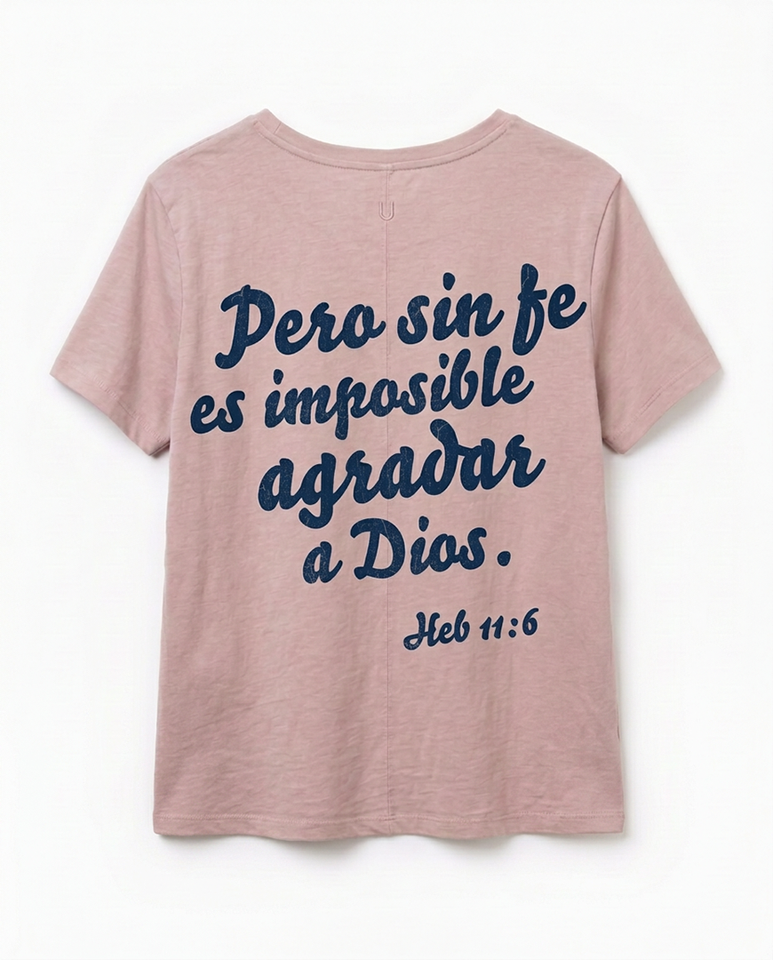 Front of men's Basic Tee in white.